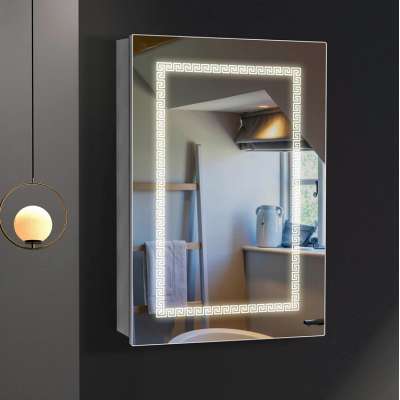 Multi-Function Touch Screen Bathroom Room Cabinet with Smart Mirror LED